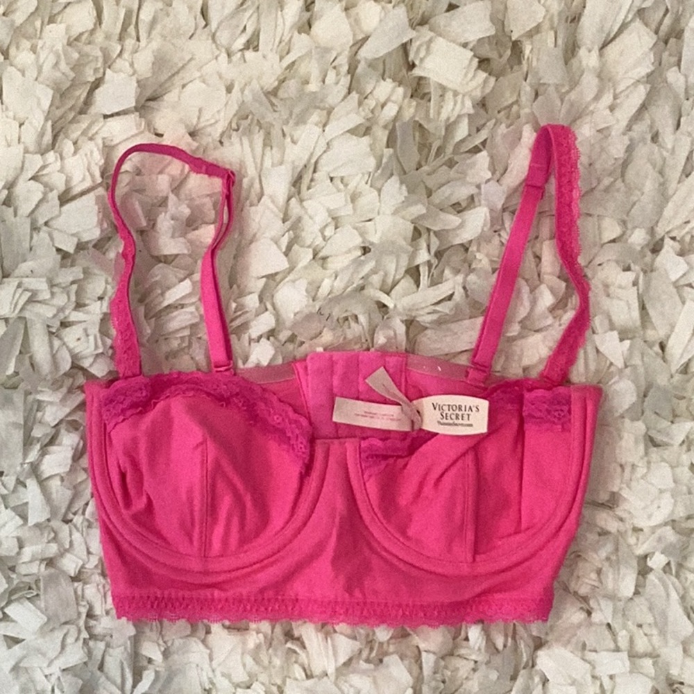Victoria's Secret Pink Lace Bustier